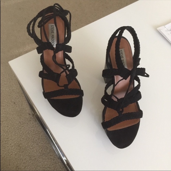 Steve Madden Lace Up Heels - Picture 4 of 6